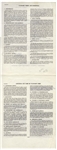 Two Contracts From 1958 and 1959 Signed by Moe Howard, for Appearances by The Three Stooges on The Steve Allen Show -- Signed The 3 Stooges Co. by Moe Howard -- Each Measures 8.5 x 11, Very Good